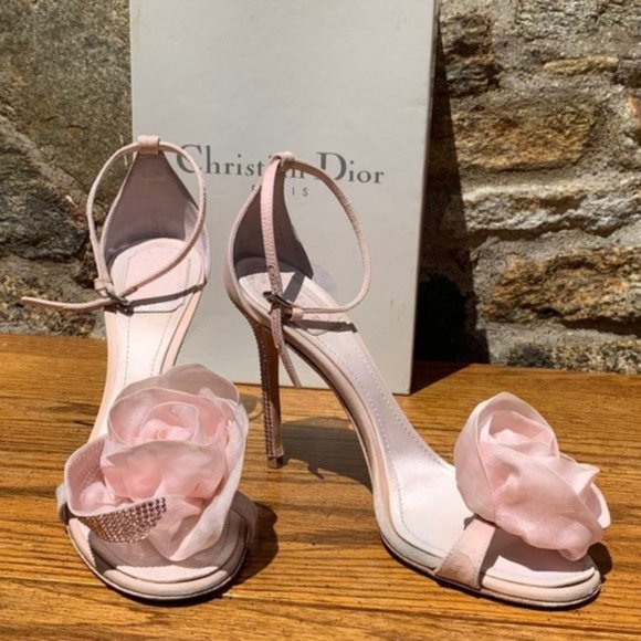 dior pearl shoes